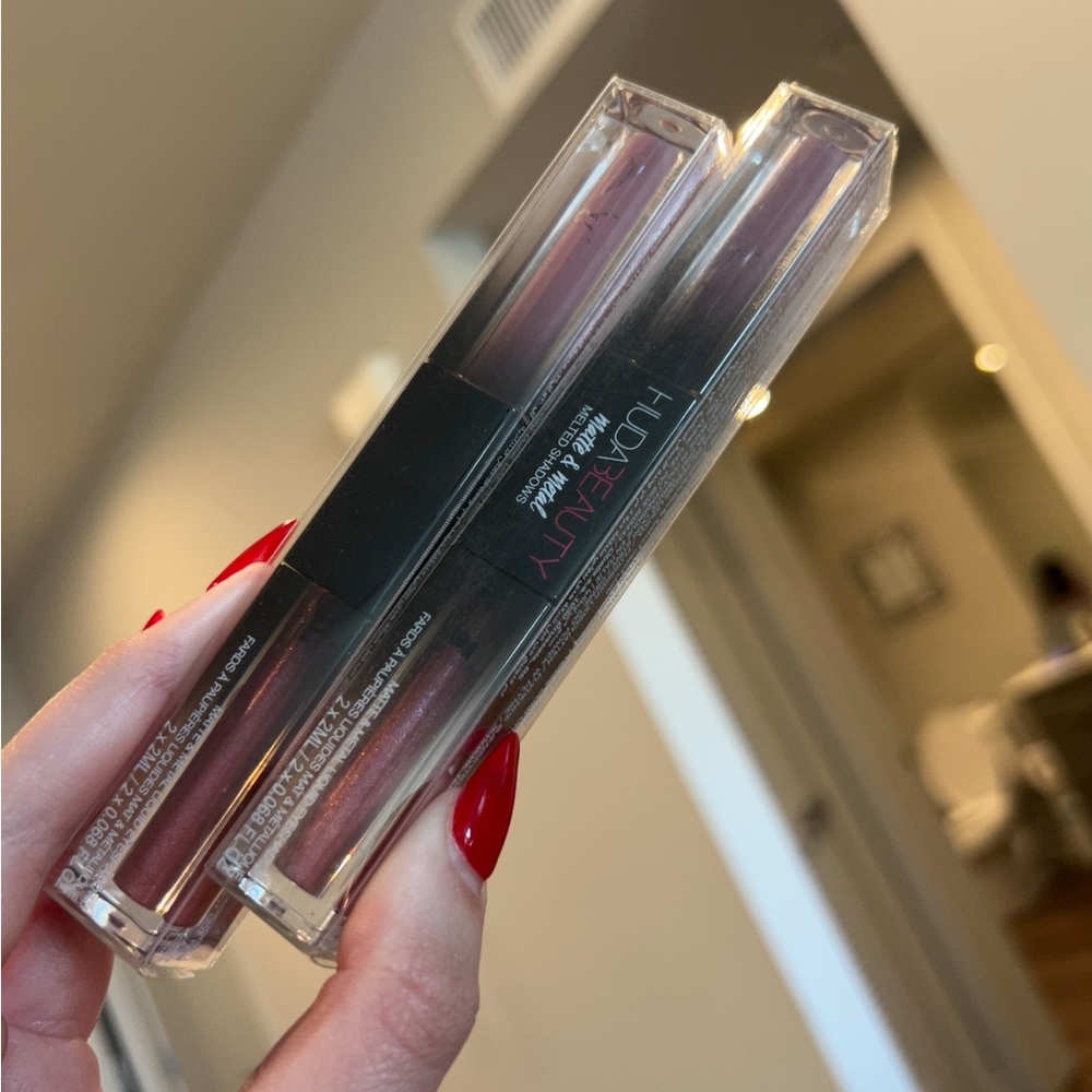 NEW BUNDLE!! Huda Beauty Matte & Metal Melted Double Ended Liquid Eyeshadows